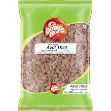 Aval Red Thick/Rice Flakes 500gm- Double Horse