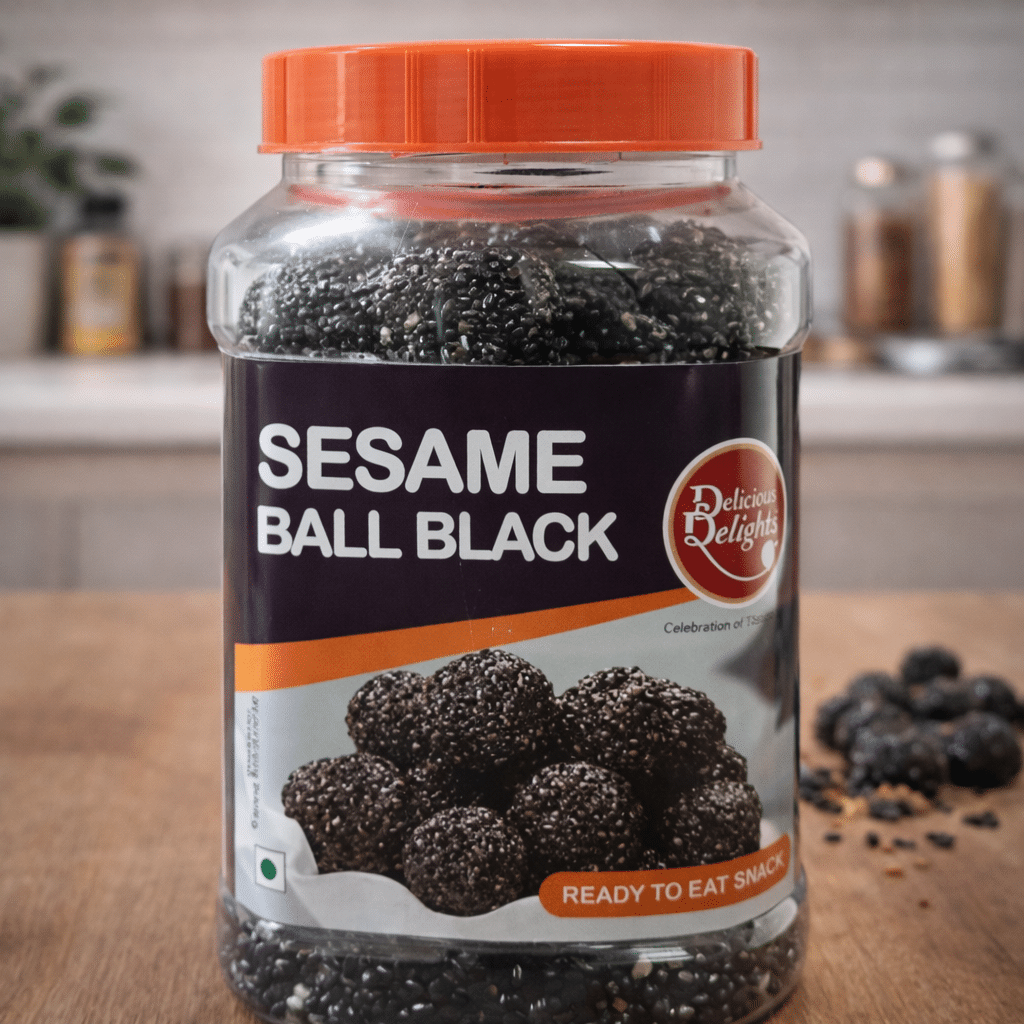 Sesame Ball Black 200gm- Daily Delight